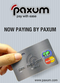Put money into your gaming account through Paxum wallet